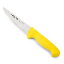 Arcos Serie 2900 - Metzgermesser Steakmesser - Klinge Nitrum Edelstahl 160 mm - HandGriff Polypropylen Farbe Gelb