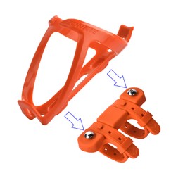 Bicycle Bottle Cages, Plastic Bike Bottle Holder with Cage Mounting Base