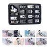 Kit Multifuncional 16 Prensatelas Repuesto Máquina Domestica