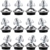 OwnMy Swivel Adjustable Furniture Leveling Feet 12 Pack Non Slip