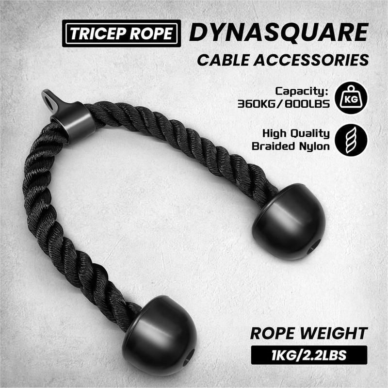 Cable Attachments for Home Gym, Made of Heavy Duty Solid