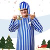 Liitrsh 3 Pcs Christmas Nightshirt Costume Cosplay Christmas Men's Pajama