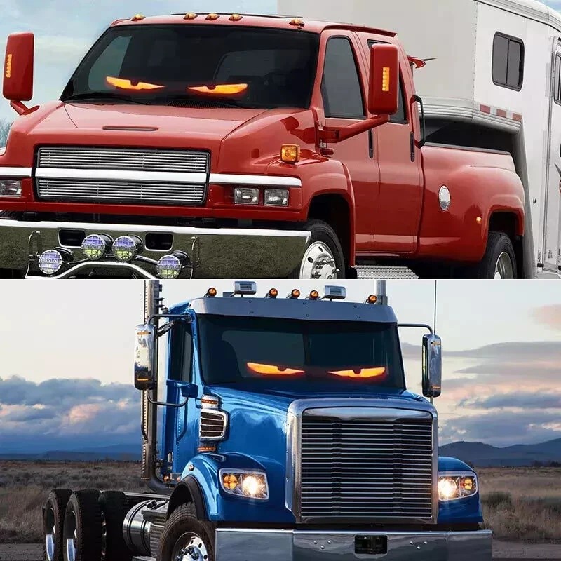 OPRAH 6.8'' Devil Eyes Light for Car LED Display Screen