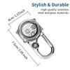 Aceshop Carabiner Watch Digital Clip On Quartz Watch Multifunctional Carabiner
