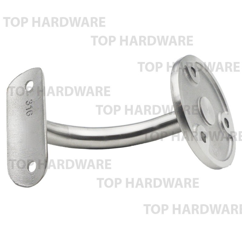 Stainless Steel 316 Grade Wall Mount Handrail Bracket for Round