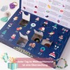 Advent Calendar 2024 for Children Crystals, Pack of 24 Natural