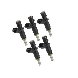 Partuto 5 Pcs 07K906031C Car Fuel Injector Nozzle for VW Beetle Jetta 2.5L 2006-2014, Passat 2012-2014, Sportwagen 2010-2014 2.5L EA855 Replacement