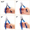SPEEDWOX Flush Cutters 4-1/2 Inches Mini Flush Cut Micro Plastic