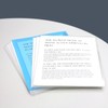 Plus Color Clear Holder A4 Vertical Blue 10 Books 89-341
