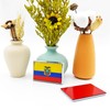Perdecor Ecuador Flag Sticker Emblem Decal Ecuadorian Car Chrome Flags,