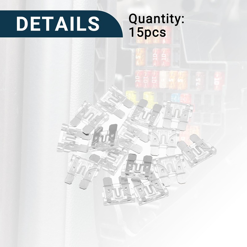 F FIERCE CYCLE Car Fuse Blade Style Fuses 25A ATO