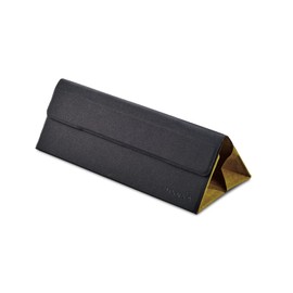 Elecom PCA-MNOLTS01BK Laptop Stand, Foldable, Thin, Mini to 14.0 Inches, Compatible with Laptops, Cord Storage, Load Capacity 11.0 lbs (5 kg), Interior Width 8.3 x Depth 3.5 x Height 2.6 inches (210 x 90 x 65 mm), Slate Black x Oak Yellow