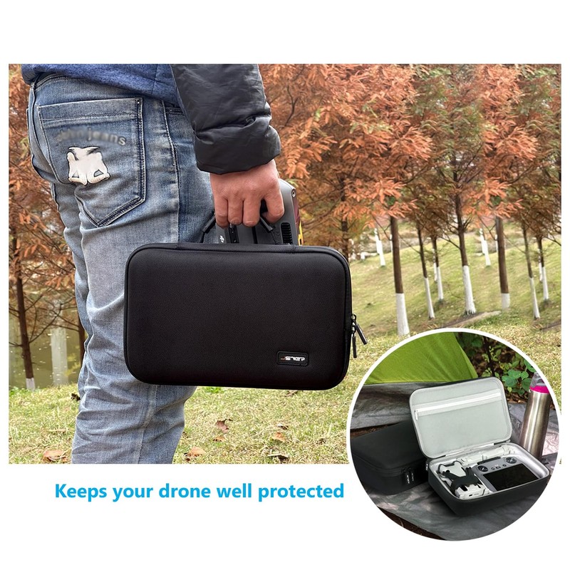 JSVER Case for DJI Mini 4 Pro/Mini 3 Pro, Carry