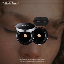 Brillieight cushion main product 15g + refill 15g + 2 puffs Brillieight cushion main product + refill + 2 puffs / 브릴리에잇 쿠션 본품15g + 리필15g + 퍼프2개 브리리에잇 쿠션 본품+리필+퍼프2개