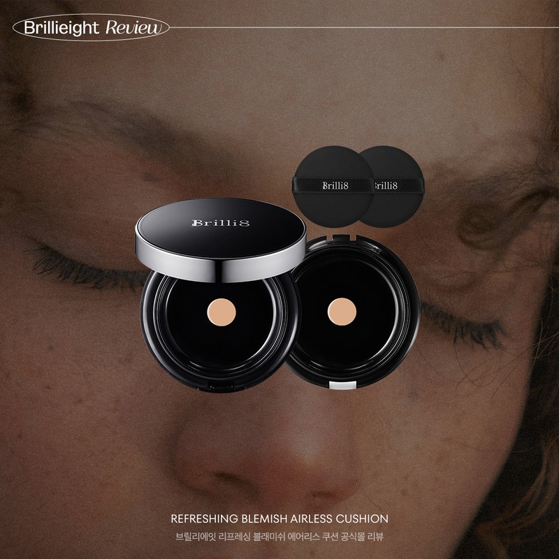 Brillieight cushion main product 15g + refill 15g + 2