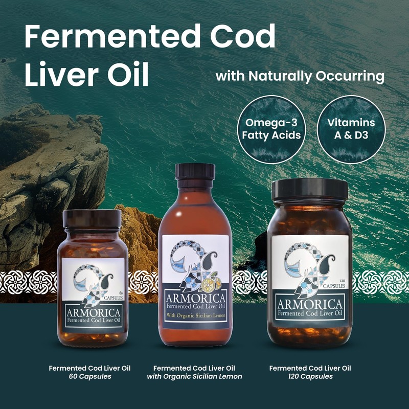 ARMORICA ARMORICA Fermented Cod Liver Oil | Cold-Processed & Naturally