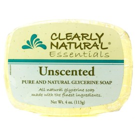 Clearly Natural Glycerine Bar Soap Unscented - 4 oz