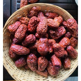 Unbranded Large Dried Red Dates / Jujube - Natural, Sweet, Sun Dried, Premium! 0.5 - 3 LB - .5 LBS