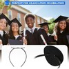 KONPJE Graduation Cap Headband Secures Your Graduation Cap Grad Cap