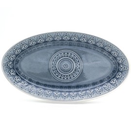 Euro Ceramica Fez Collection Drinkware and Glassware Sets of 4, Teardrop Mandala Design, 14oz Highball, Clear