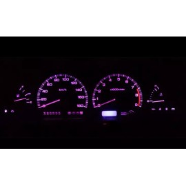 newlineperformance Pink/Purple Cluster And Climate Control LED kit for Nissan 240sx S13 1989-1994