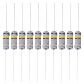 YOKIVE 50 PCS Carbon Film Resistors, 2W 240 Ohm 5% Tolerances Resistor, Good for DIY Electronic Projects (4 Color Band, 2.46x0.19-Inch)