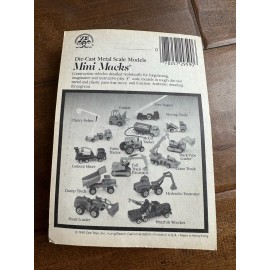 Zee Toys VINTAGE *NEW* 80's Zee Mini Macks Die Cast Metal Orange Hydraulic Excavator