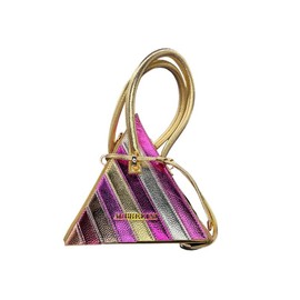 Aubrey Jai Collection Gold spinarela purse