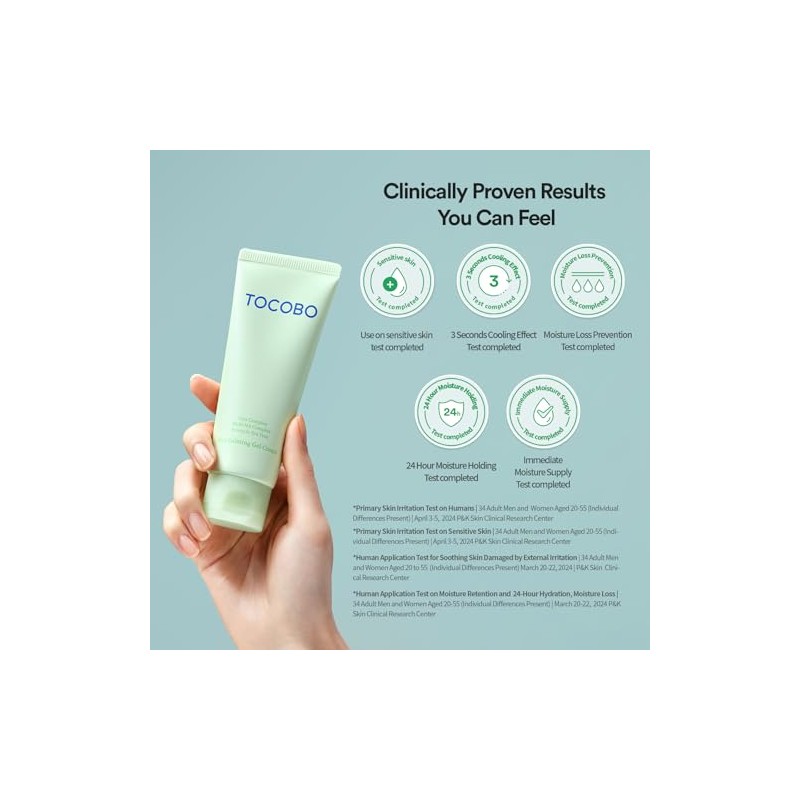 TOCOBO Cica Calming Gel Cream 75 ml Gel Crema Facial