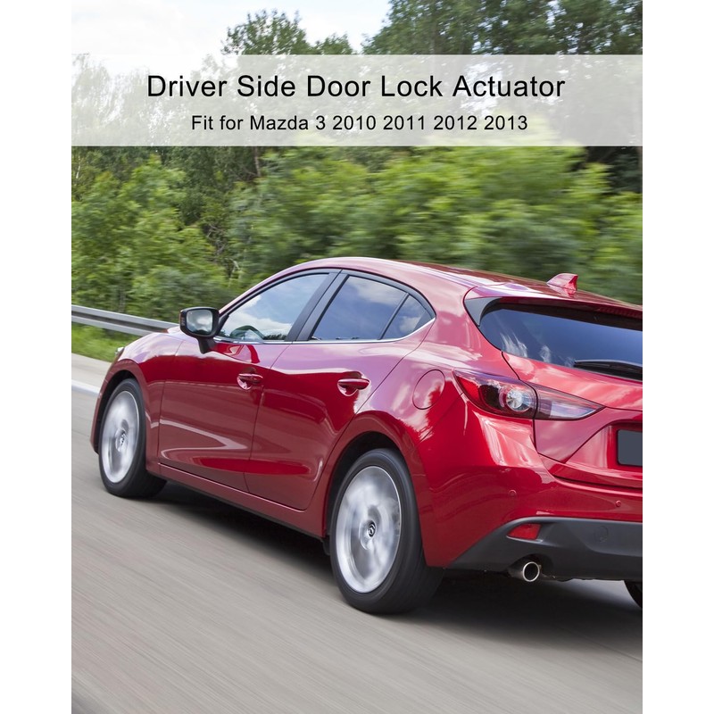 AUGREX Driver Side Door Lock Actuator Switch Fit for Mazda