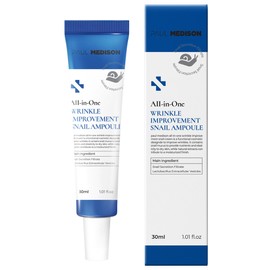 Paul Medison All-in-One Wrinkle Improvement Snail Ampoule 30ml, 1 piece / 폴메디슨 올인원 주름개선 달팽이 앰플 30ml, 1개