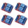 AEDIKO 4pcs DC 12V Relay Module 2 Channel Relay Board