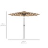 Best Choice Products 10ft Solar Polyester LED Lighted Patio Umbrella
