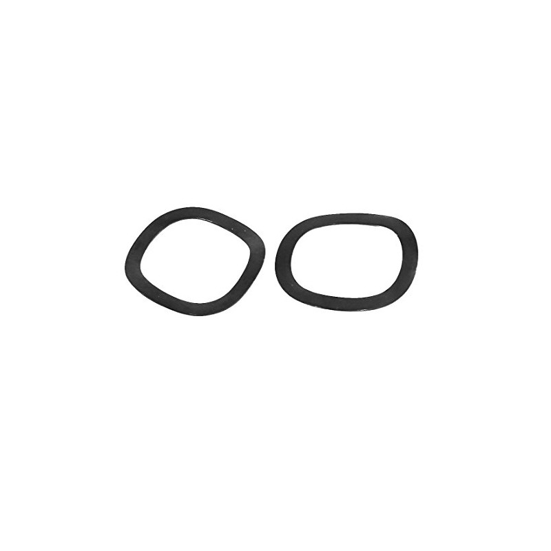 Sourcingmap 19mm Inner Diameter 25mm Outer Dia 0.4mm Thickness Carbon