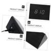 Ipetboom Silent LED Alarm Clock Wooden Digital Desk Clock with