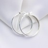 Sterling Silver Chunky Creole 30mm Hoop Earrings