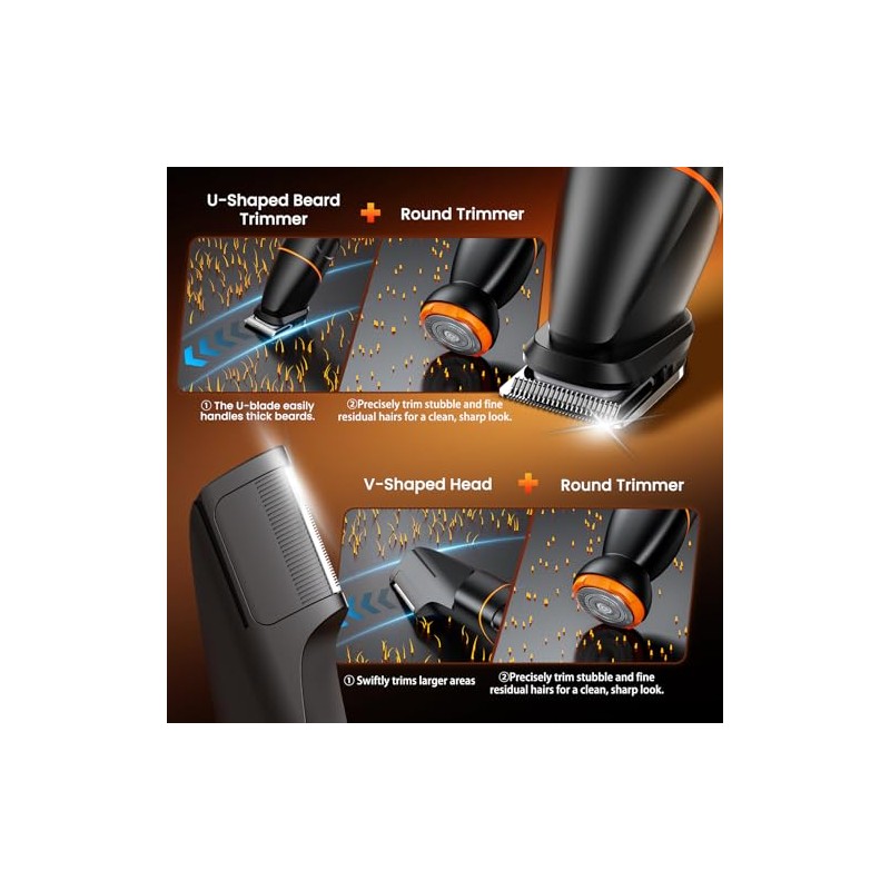 Rasuradora Hombre Trimmer Ipx6 Base Carga Type