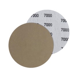 Bolatus 5Pcs 125mm Sanding Discs 7000 Grit, Wet and Dry Hook and Loop Round Sanding Pads for Wood, Metal, Automotive Polishing