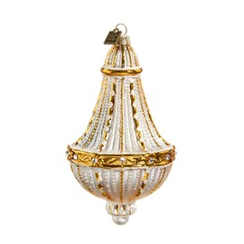 Raz Imports EC Estate Chandelier Ornament, 5.75-inch Height, Gift, Home Décor, Any Occasion