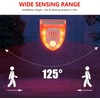 WONFAST Solar Motion Sensor Alarm Light Outdoor,Dog Barking&Gunshot Sound 129db