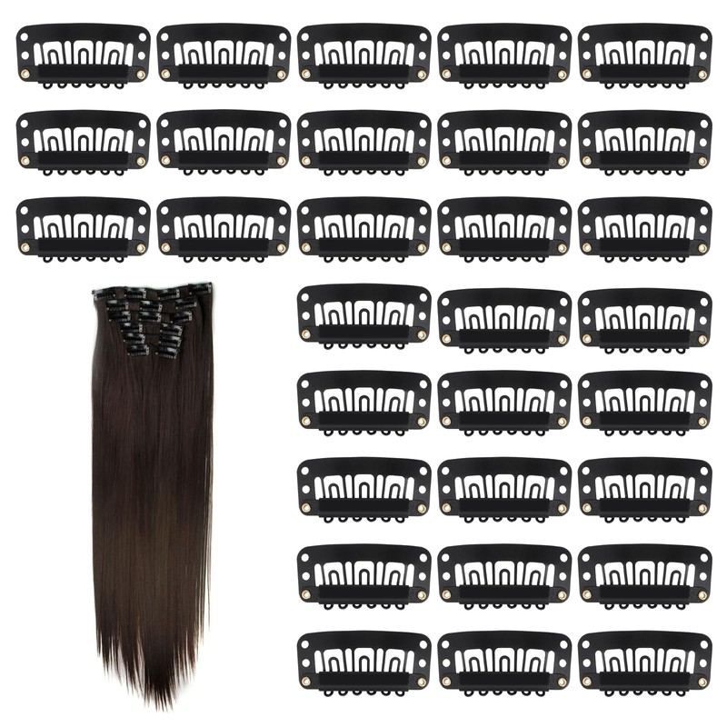 30 Pcs Small Wig Clips for Hair Extensions, U Shape