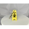 Mini Caution Sign Key chain | Wet Floor Keychain |