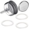 Moka Express Replacement Funnel Kit, 3 Packs Gasket Seals, 1