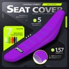 fewfuss Rubber Dirt Bike Seat Cover - Soft Ribbed Hot-Stamping