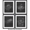 Computer Hardrive Patent Wall Art Prints - set of 4