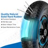 4.80/4.00-8" Flat Free Wheelbarrow Tire and Wheel, 14.5" Universal Fit