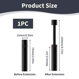 GPU Aluminum Adjustable 75-120mm Video Card Holder with Magnetic Base Non-Slip PC Bumper Universal Compatibility Anti Sag