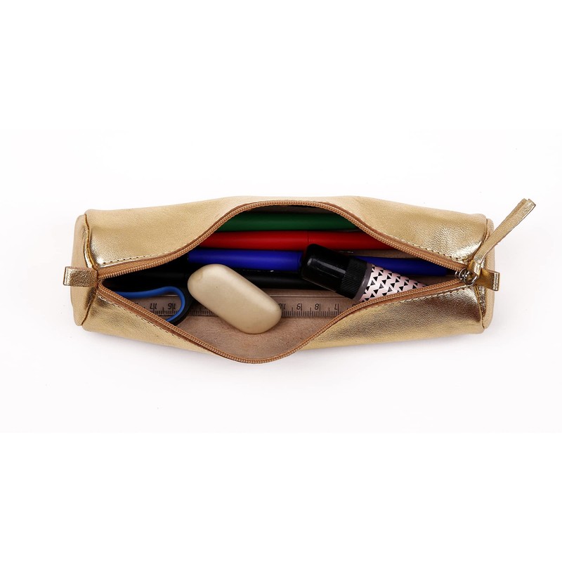 Clairefontaine - Ref 8692C - Cuirisé' Leather Round Pencil Case