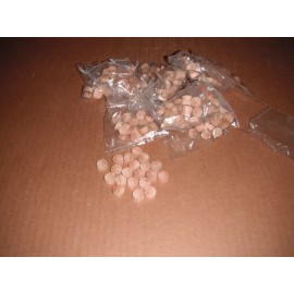 Unbranded/Generic Lot of 1000 - 1/2" x 1/4" Oak Wood Plugs Tapered Flat Head