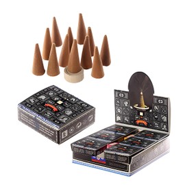 Nag Champa Satya Sai Baba Temple Incense Cones Carton, 12 Box (Super Hit)